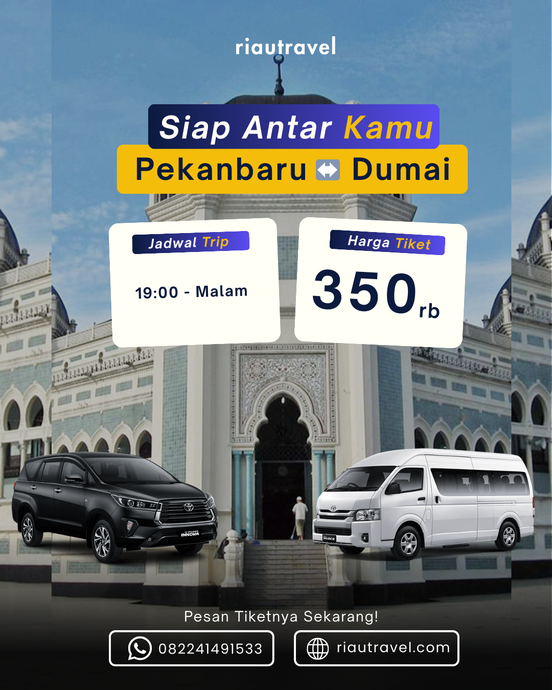 Travel Pekanbaru Medan – Harga Tiket, Jadwal & Armada Terbaru